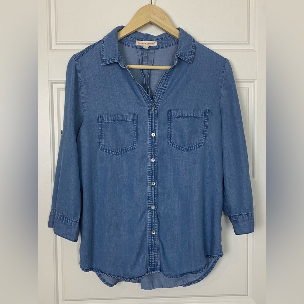 Grand & Greene Blue Jean Button Up